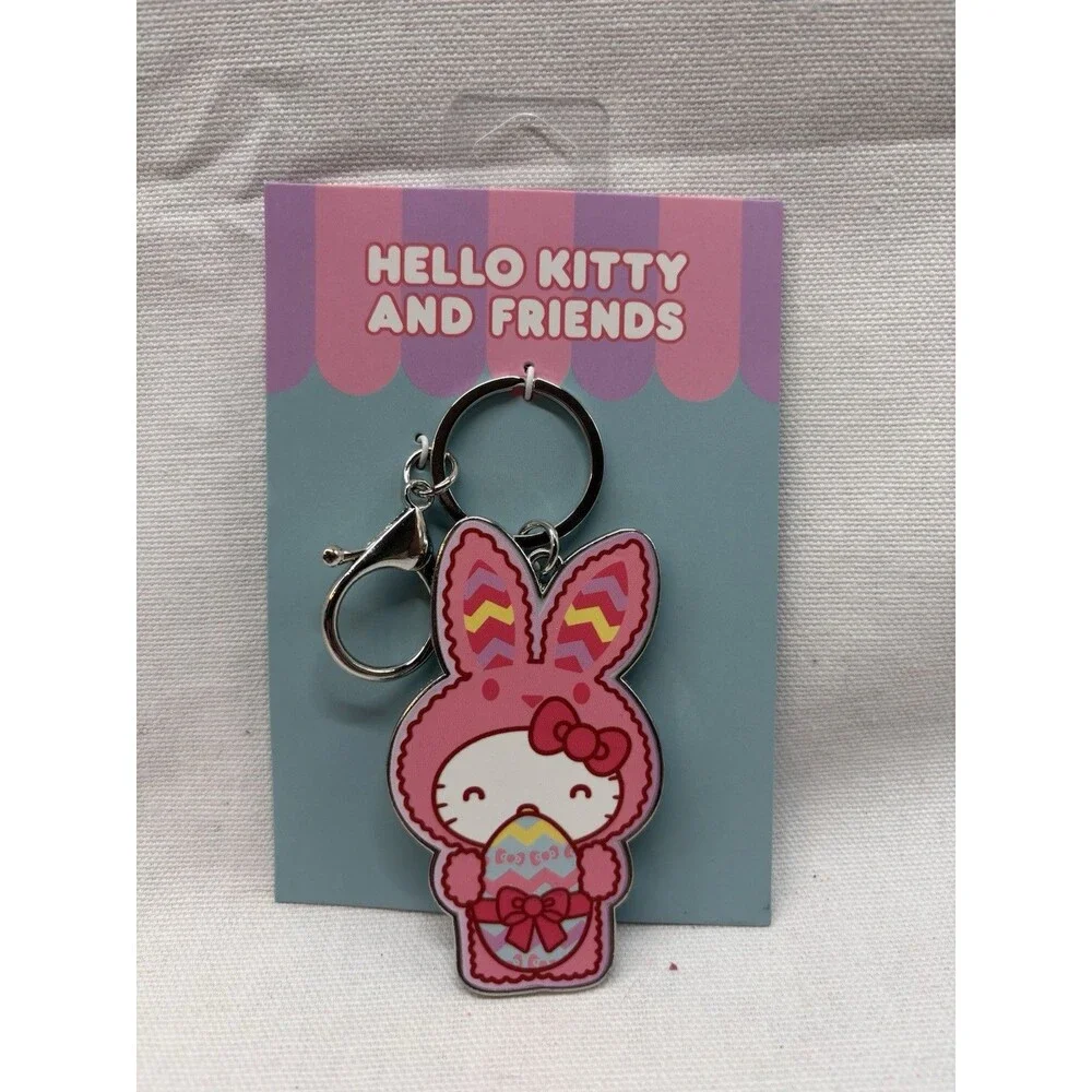 Hello Kitty Easter Bunny Keychain Sanrio Hello Kitty & Friends NWT